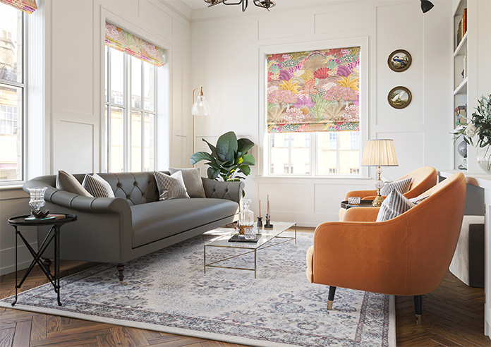 Kolkata Velvet, Summer Haze - Twist&Fit Roman Blind - Image 6